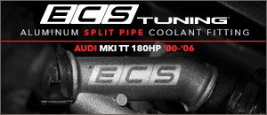 Audi MKI TT 180HP ECS Aluminum Coolant Split Pipe