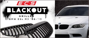 BMW E9x M3 ECS Blackout Grilles