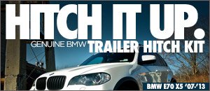 BMW E70 X5 Genuine BMW Trailer Hitch Kit