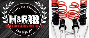 BMW E90 3 Series AWD H&R Street Performance Coilovers