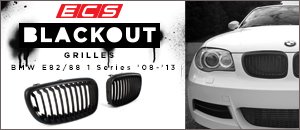 BMW E82/88 Gloss/Matte/Carbon Fiber Blackout Grilles