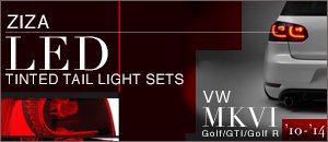 VW MKVI Golf/GTI/Golf R Ziza LED Tinted Tail Lights