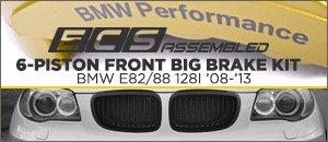 BMW E82/E88 128i 6-Piston Big Brake Kit