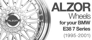 BMW E38 740i/iL 750iL Series Alzor wheels