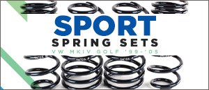 VW MKIV Golf Sport Springs