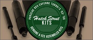 Porsche 955 Cayenne Turbo/S Rear Hatch Strut Kit
