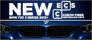 BMW F30 3 Series ECS Carbon Fiber Performance Parts