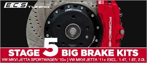 VW MKVI Jetta ECS Stage V Front Big Brake Kit
