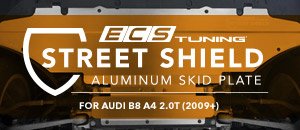 Audi B8 A4 ECS Street Shield Aluminum Skid Plate