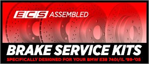 BMW E38 740i/iL ECS Assembled Brake Service Kits