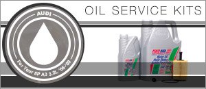 Audi 8P A3 3.2L Oil Service Kits