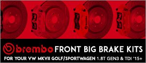 MKVII Golf/Sportwagen Brembo Front Big Brake Kits