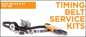 Audi 8P A3 2.0T Timing Belt Kits