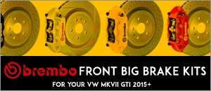 VW MKVII GTI Brembo Front Big Brake Kits