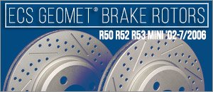 Mini R50 R53 R52 GEOMET&reg; Coated Rotors