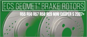 R55-R59 MINI COOPER S GEOMET&reg; Coated Rotors