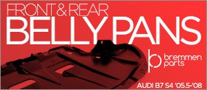 Audi B7 S4 Front and Rear Bremmen Belly Pan