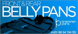 Audi B6 S4 Front and Rear Bremmen Belly Pan