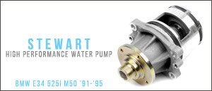 BMW E34 525i Stewart High Performance Water Pump