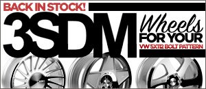 Volkswagen 5x112 3SDM Wheels BACK IN STOCK!