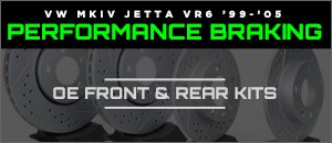 VW MKIV Jetta VR6 OE Performance Braking Options