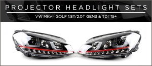 VW MKVII Golf Projector Headlight Set