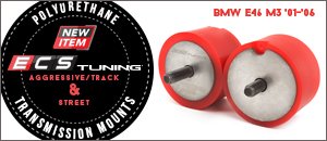 BMW E46 M3 ECS Polyurethane Transmission Mounts