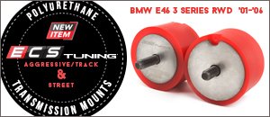BMW E46 3 Series ECS Polyurethane Transmission Mounts