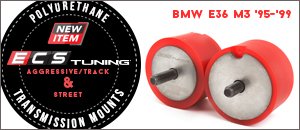 BMW E36 M3 ECS Polyurethane Transmission Mounts