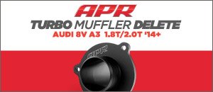 Audi 8V A3 1.8T/2.0T APR Turbo Muffler Delete