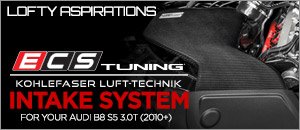 Audi B8 S5 ECS Kohlefaser Luft-Technik Intake System