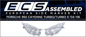 Porsche 955 Cayenne Turbo/Turbo S European Side Markers