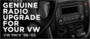 VW MKIV Genuine Radio Upgrade