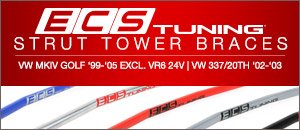 VW MKIV Golf ECS Tuning Strut Tower Braces