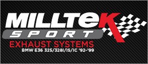 BMW E36 325/328 Milltek Performance Exhaust Systems