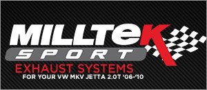 VW MKV Jetta 2.0T Milltek Performance Exhaust Systems