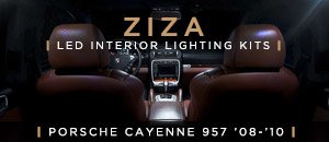 Porsche 957 Cayenne Ziza LED Interior Light Kits