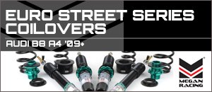 Audi B8 A4 Megan Racing Street Series Coilovers