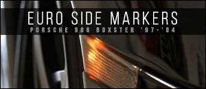 Porsche 986 Boxster Smoked Euro Side Markers