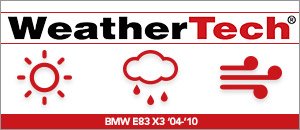 BMW E83 X3 WeatherTech&reg; Products