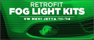 Volkswagen MKVI Jetta Retro Fit Fog Light Kits