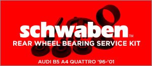 Audi B5 A4 Schwaben Rear Wheel Bearing Service Kit