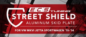 VW MKVI Sportwagen ECS Street Shield Skid Plate Kit