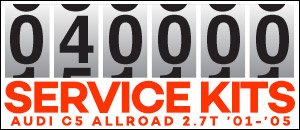 Audi C5 Allroad 2.7T 40K Service Kits