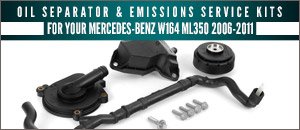 Mercedes-Benz W164 ML350 Emissions Service Kits