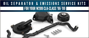 Mercedes-Benz W209 CLK-Class Emissions Service Kits