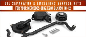 Mercedes-Benz X204 GLK350 Emissions Service Kits