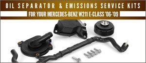 Mercedes-Benz W211 E-Class Emissions Service Kits