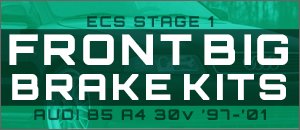 Audi B5 A4 30v ECS Stage 1 Front Big Brake Kits