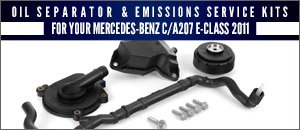Mercedes-Benz C/A207 E-Class Emissions Service Kits